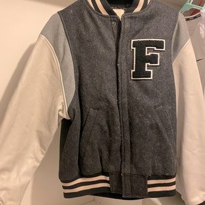 Fear of God leather bomber jacket